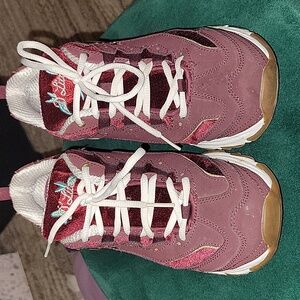 Skechers Women's Burgundy Pink Sneakers